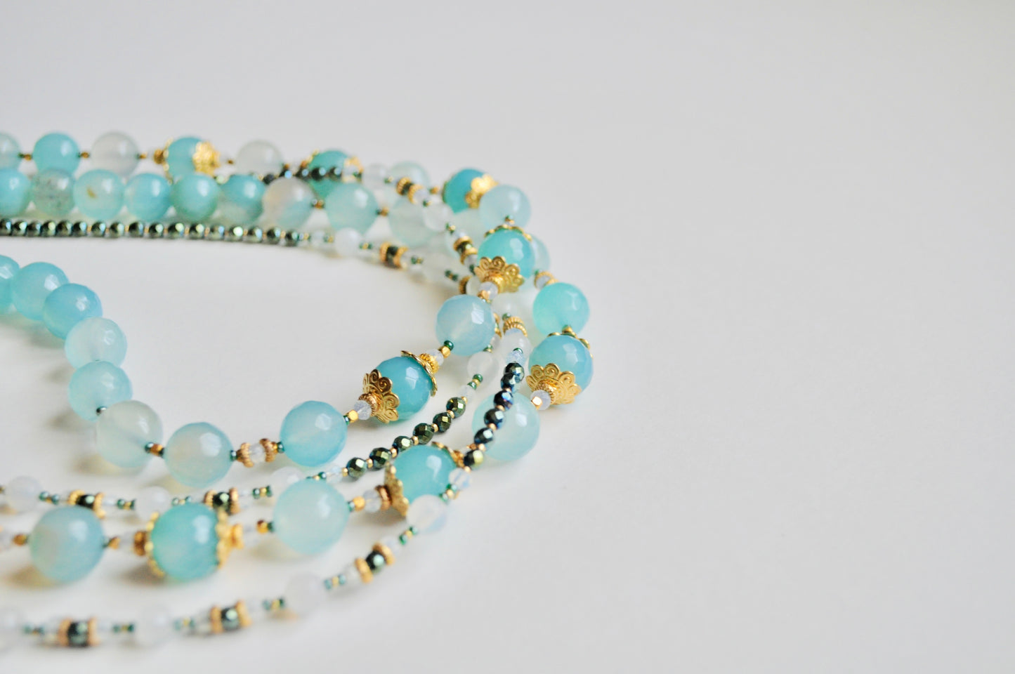OCEANIA AQUAMARINE NECKLACE