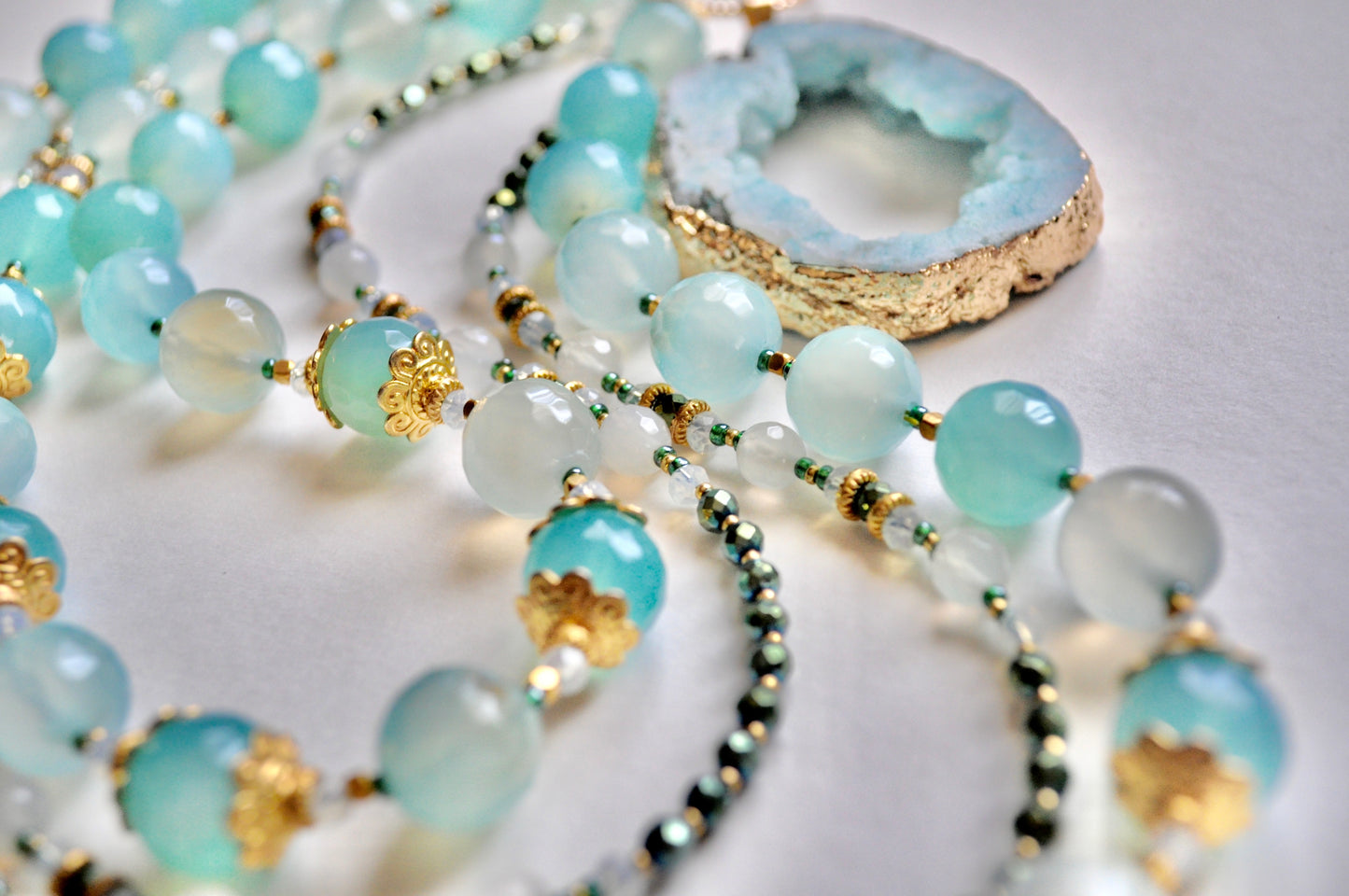 OCEANIA AQUAMARINE NECKLACE
