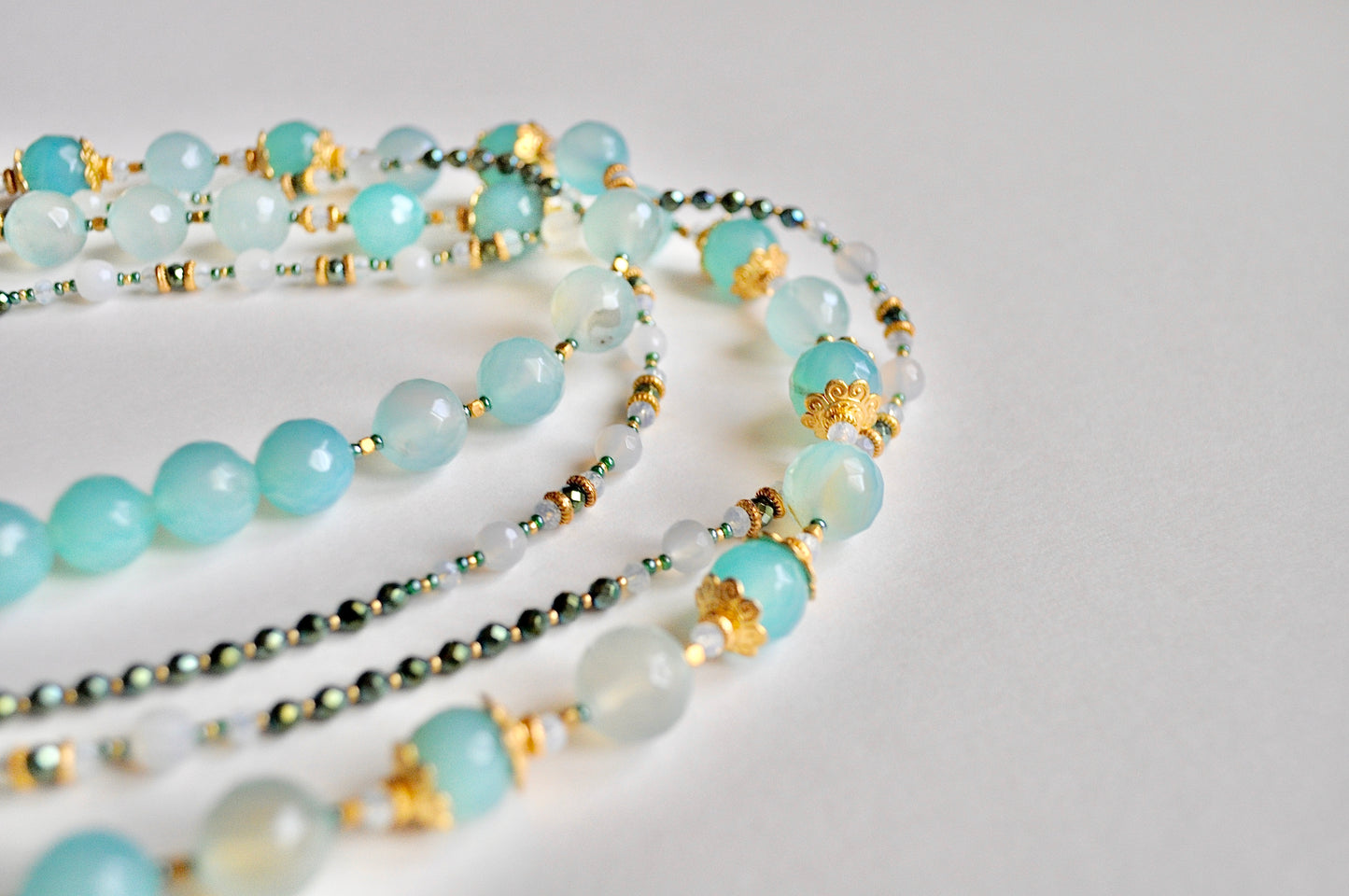 OCEANIA AQUAMARINE NECKLACE