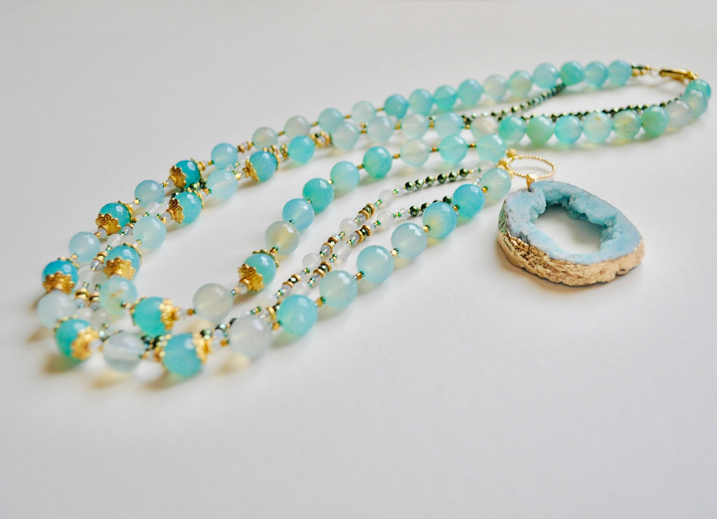 OCEANIA AQUAMARINE NECKLACE