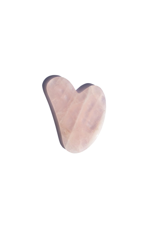 Rose Quartz Gua Sha: Natural Facial Massage Tool for Radiant, Youthful Skin