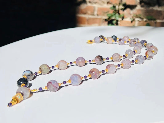 NECKLACE ANGELS AGATE