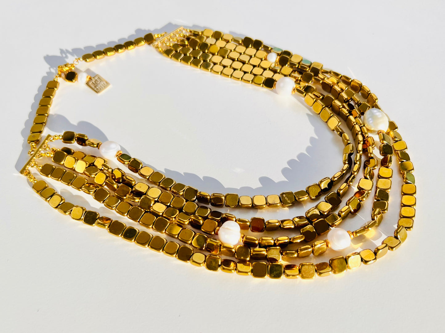 GOLDEN HEMATITE NECKLACE
